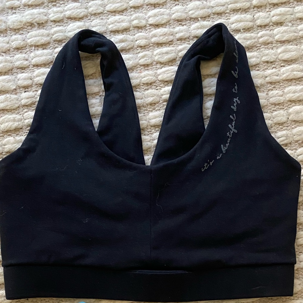 Black Gymshark X Whitney Simmons Sports bra